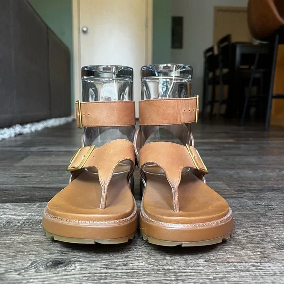 Sorel Ankle Strap Sandals - Camel - Picture 4 of 9